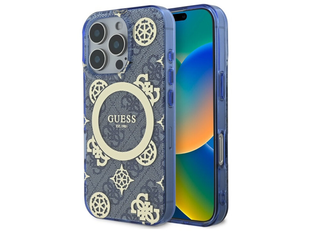 Etui GUESS IML Peony On 4G Background MagSafe
                pokrowiec case etui