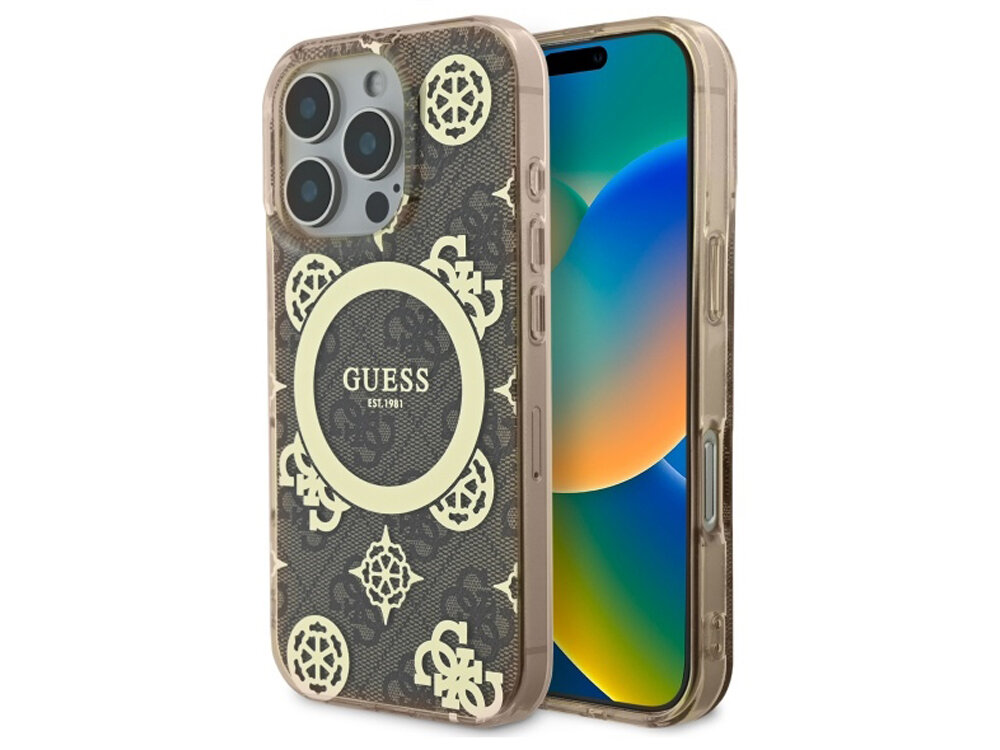 Etui GUESS IML Peony On 4G Background MagSafe
                pokrowiec case etui