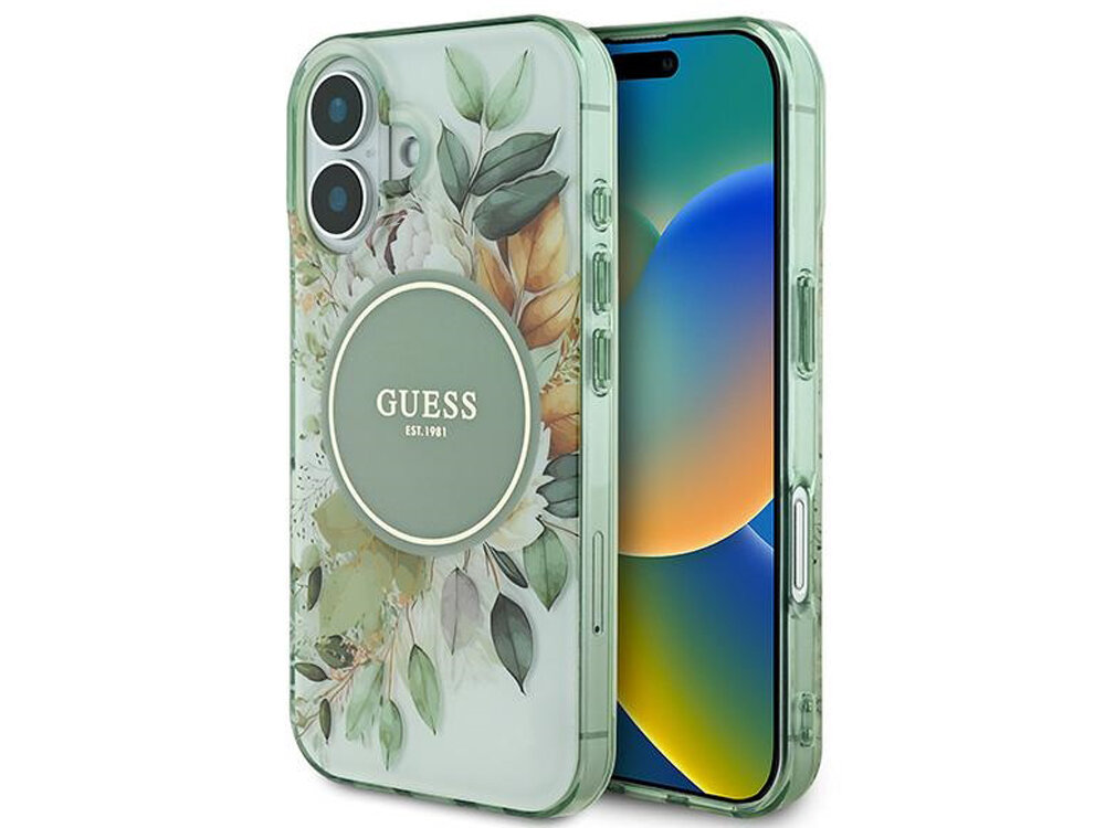 Etui Guess IML Flower & Tonal Circle MagSafe
                pokrowiec case etui