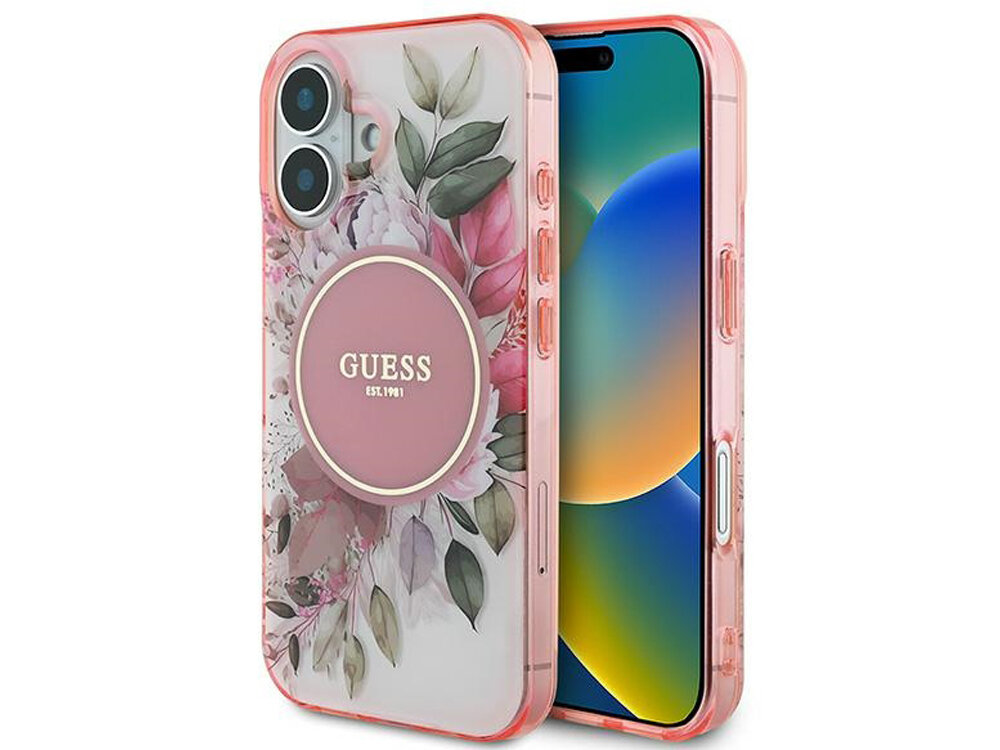Etui Guess IML Flower & Tonal Circle MagSafe
                pokrowiec case etui