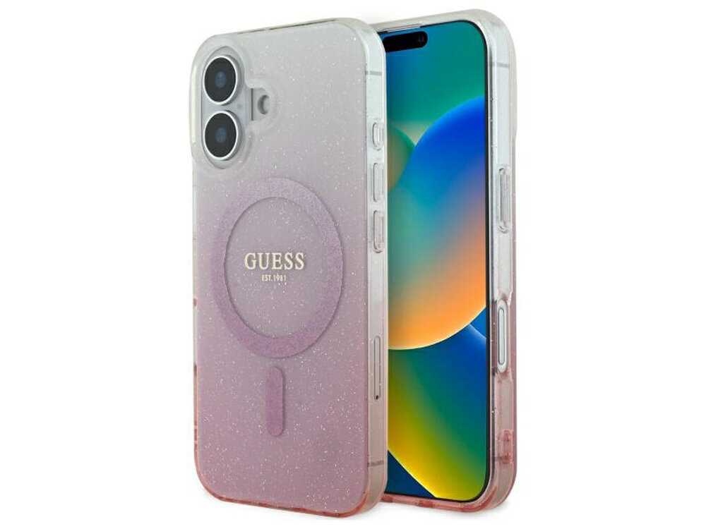 Etui Guess IML Glitter Gradient MagSafe
                pokrowiec case etui