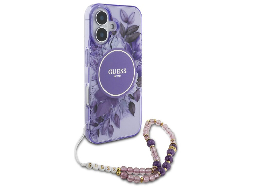 Etui Guess IML Flower & Tonal Circle MagSafe
                boki montaż krawędzie zabezpieczenie