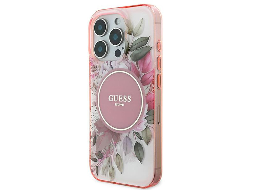 Etui Guess IML Flower & Tonal Circle MagSafe
                rozwiązania design elegancja funkcjonalność