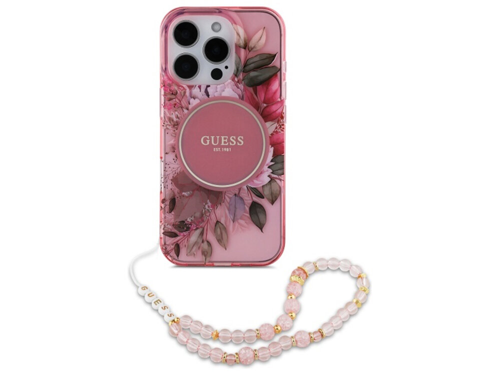 Etui Guess IML Flower & Tonal Circle MagSafe
                rozwiązania design elegancja funkcjonalność magsafe ładowanie