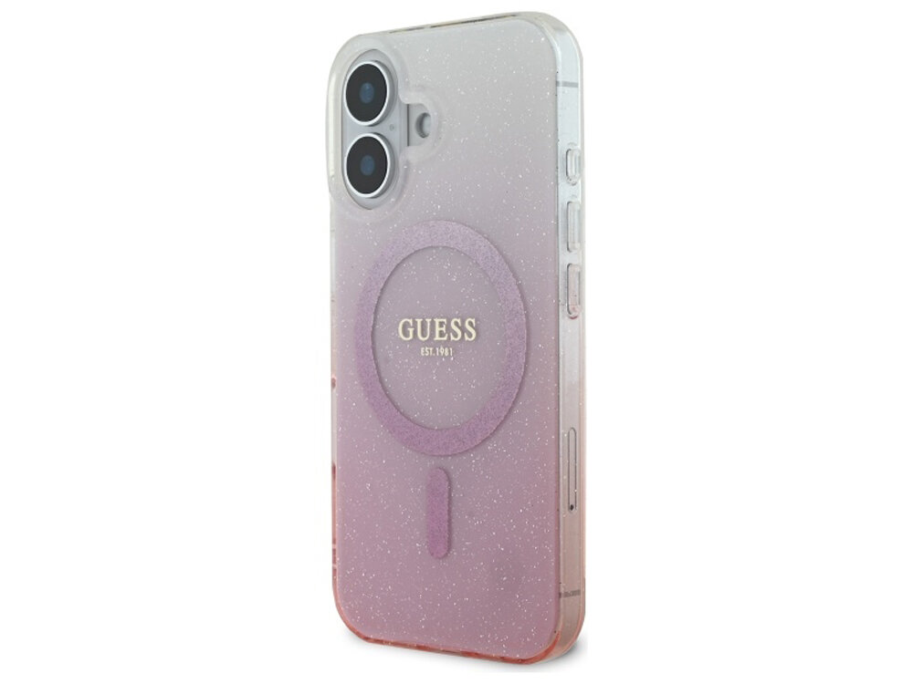 Etui Guess IML Glitter Gradient MagSafe
rozwiązania design elegancja funkcjonalność magsafe tył etui pod kątem