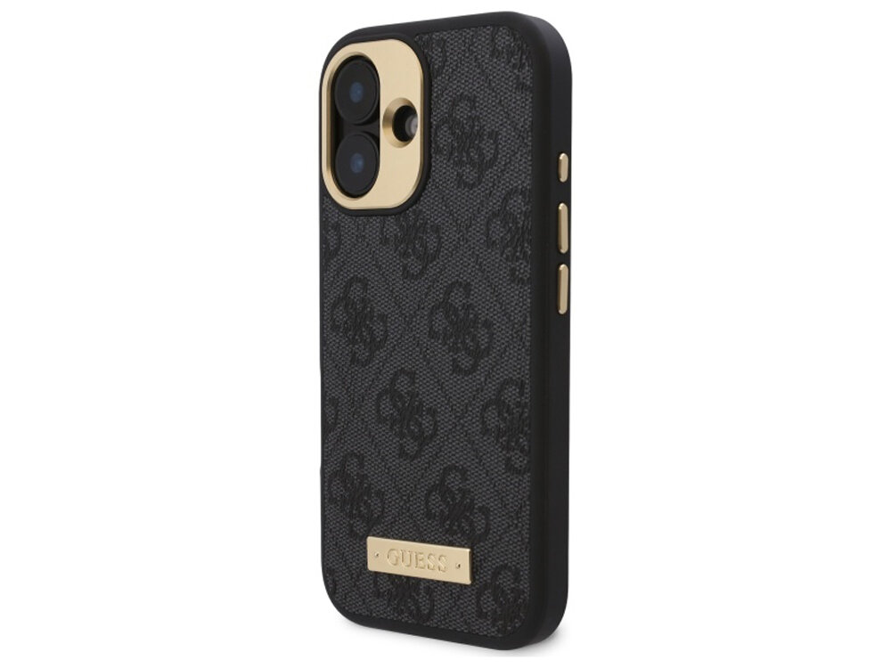 Etui Guess 4G Logo Plate MagSafe
                motyw symbol akcent materiały