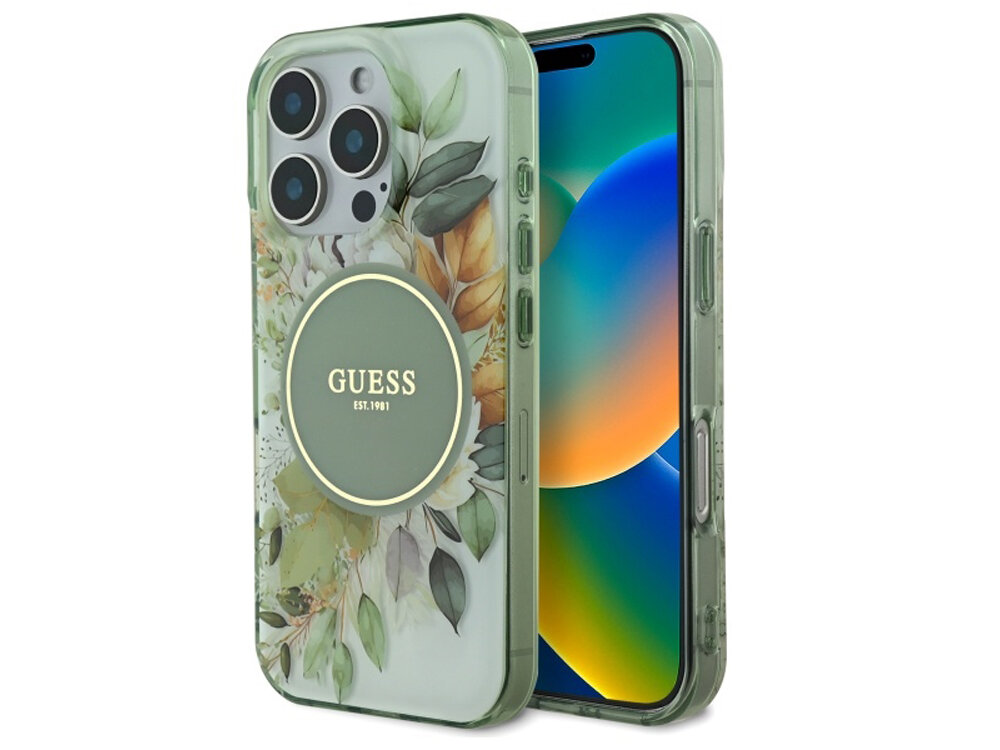 Etui Guess IML Flower & Tonal Circle MagSafe
                pokrowiec case etui