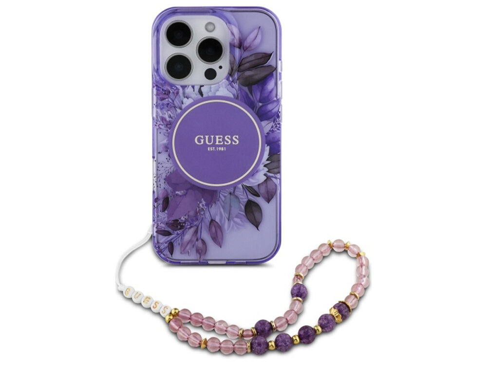 Etui Guess IML Flower & Tonal Circle MagSafe
                rozwiązania design elegancja funkcjonalność magsafe ładowanie