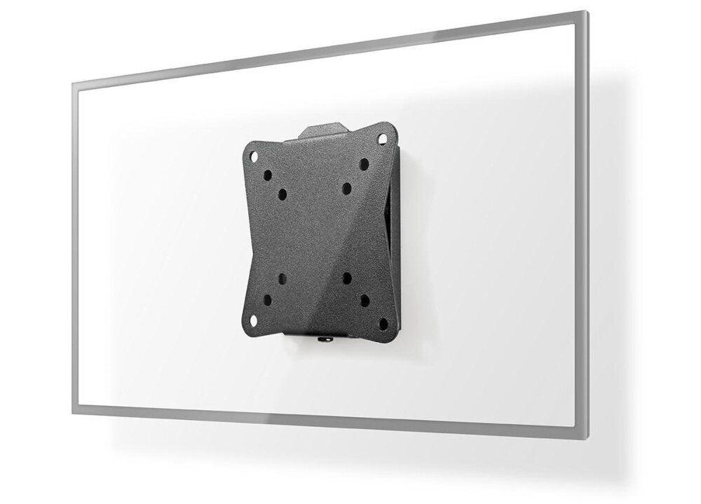 Uchwyt NEDIS do TV 13-27 cali TVWM1010BK - Solidne mocowanie dla TV, uchwyt przymocowany do ramki telewizora pod skosem