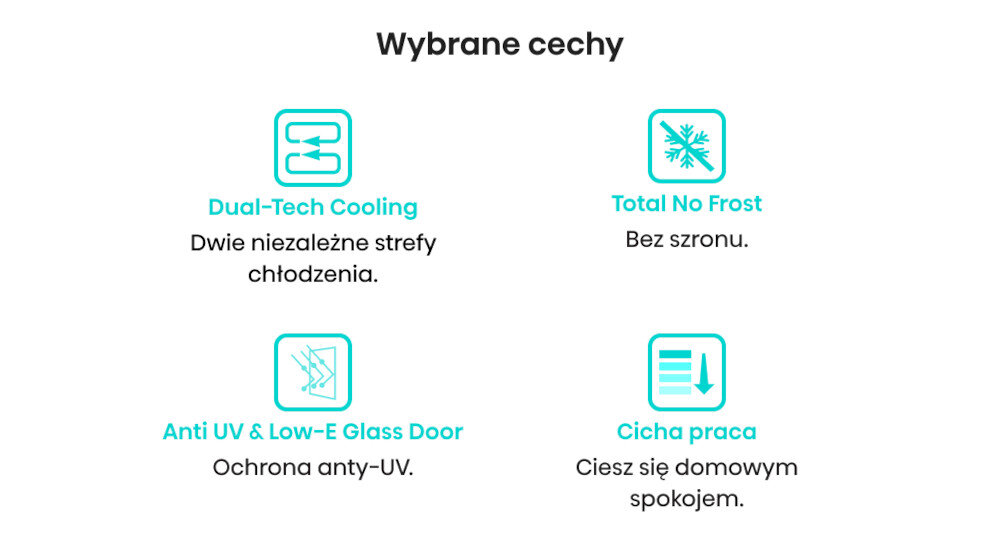 CHŁODZIARKA DO WINA HISENSE RW17W4NWLG0 cechy