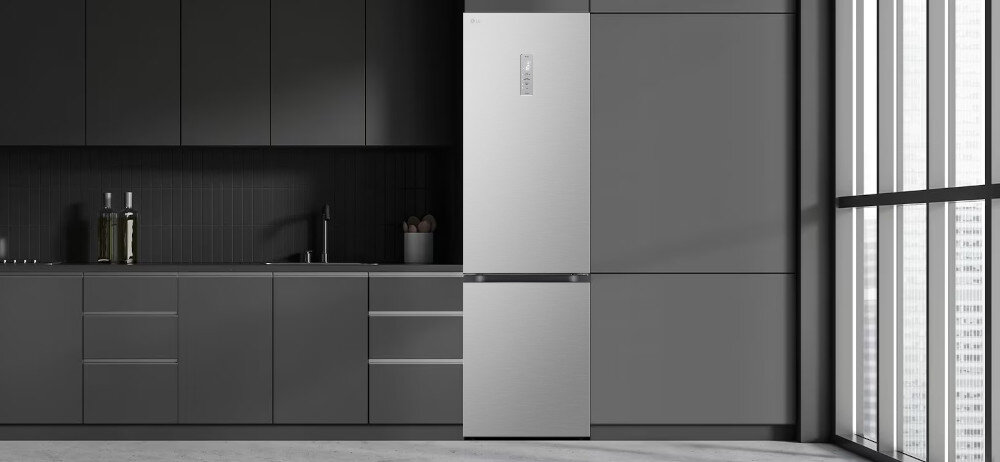 LODÓWKA LG GBV5250DPY 344 l pojemności płaska konstrukcja No Frost oświetlenie led sterowanie elektroniczne