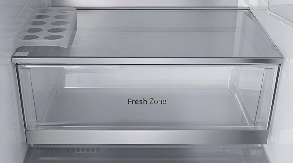 Lodówka LG GBG 7190CEV FreshZone Szuflada dłuższa świeżość owoce warzywa ryby mięso optymalne warunki