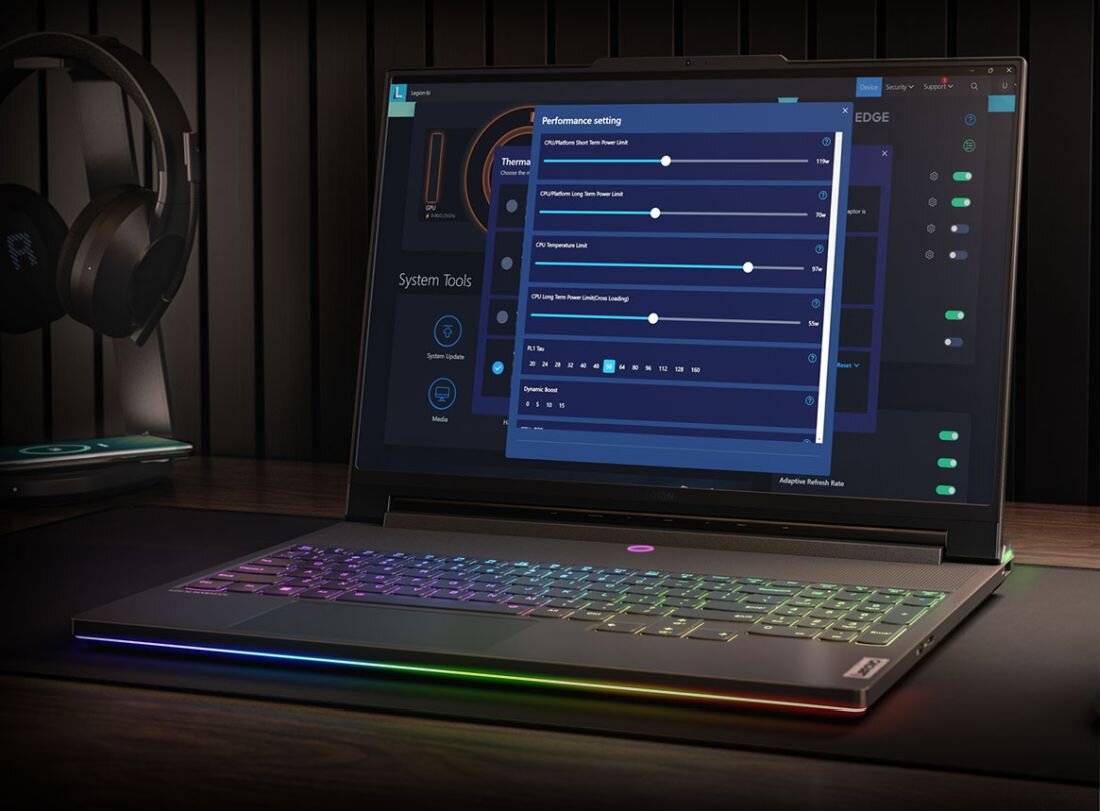 Laptop LENOVO Legion 9 - LENOVO Vantage 