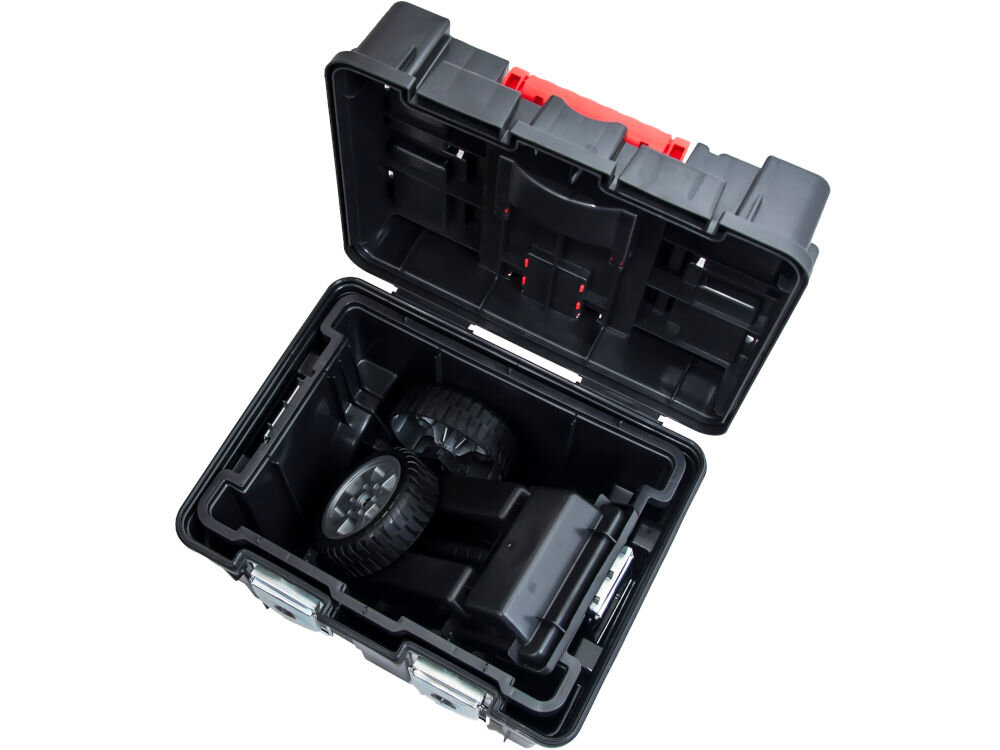 Skrzynka narzędziowa QBRICK Wheelbox HD Compact Logic przegrody tacki baza systemowa do narzędzi