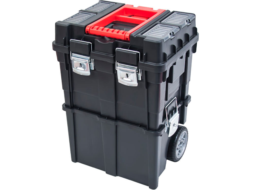 Skrzynka narzędziowa QBRICK Wheelbox HD Compact Logic wymiary zewnętrzne wewenętrzne waga