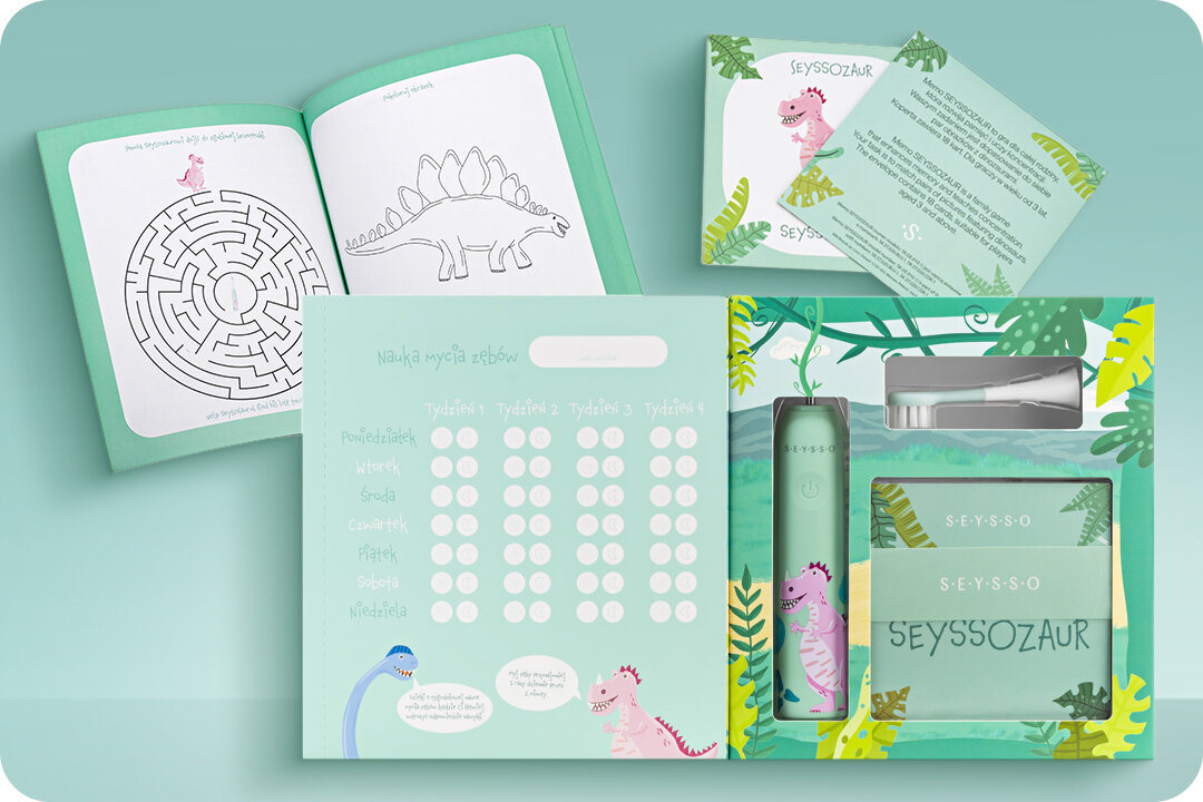 Ucz się, baw i szczotkuj! kolorowe karty memory eszyt ćwiczeń w instrukcji z prostymi zadaniami motywujący kalendarz