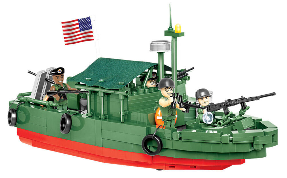 Klocki plastikowe COBI Historical Collection Vietnam War Patrol Boat River MKII COBI-2238
