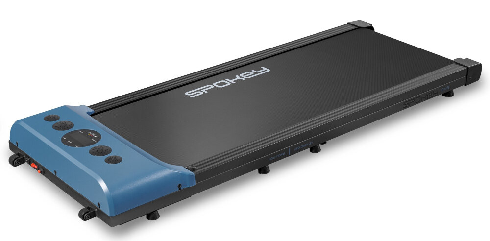 Bieżnia elektryczna SPOKEY Eva 1490W 6km-h silnik o moc  1,0-2,0 HP plynne dzialanie minimalny poziom halasu regulacja predkosci w zakresie do 1 do 6 km/h