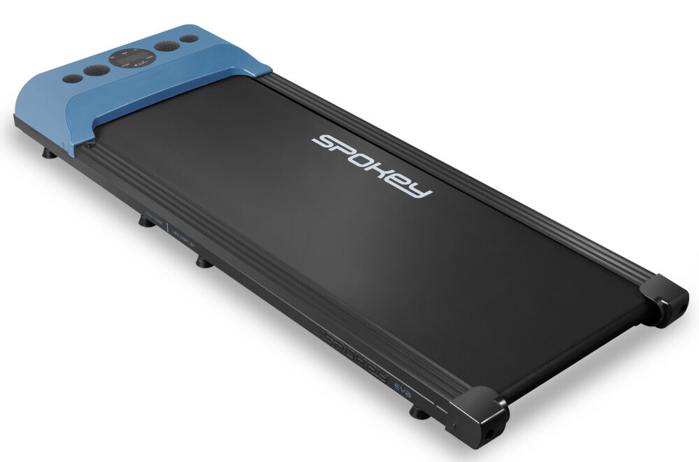 Bieżnia elektryczna SPOKEY Eva 1490W 6km-h antyposlizgowy pas biezny wymiary 112 x 40 cm stabilnosc wygodne uzytkowanie obciazenie do 100 kg