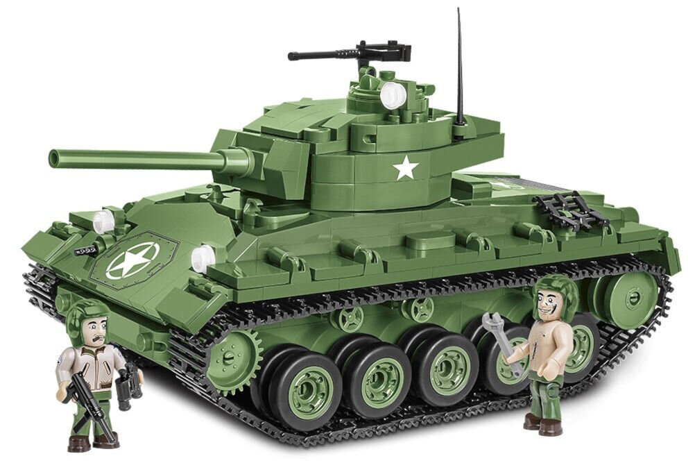 Klocki plastikowe COBI Historical Collection World War II M24 Chaffee COBI-2543
