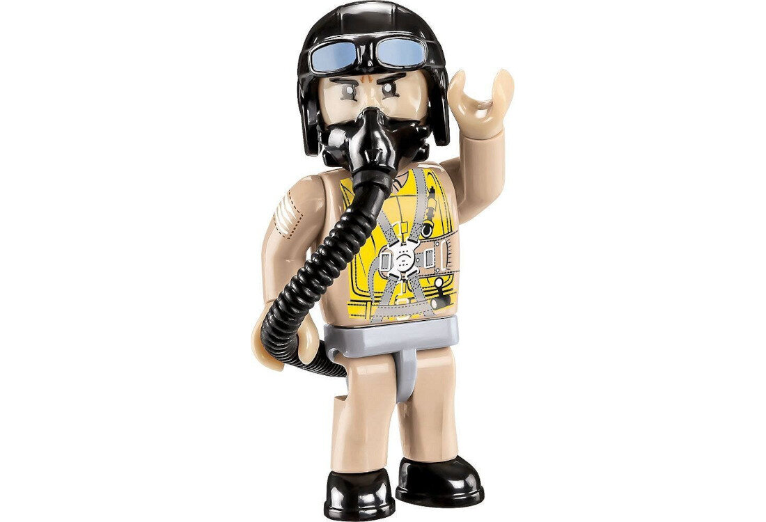 Klocki plastikowe COBI Historical Collection World War II Junkers Ju 88 COBI-5733 Ruchome elementy figurka pilot odczepiane bomby koła