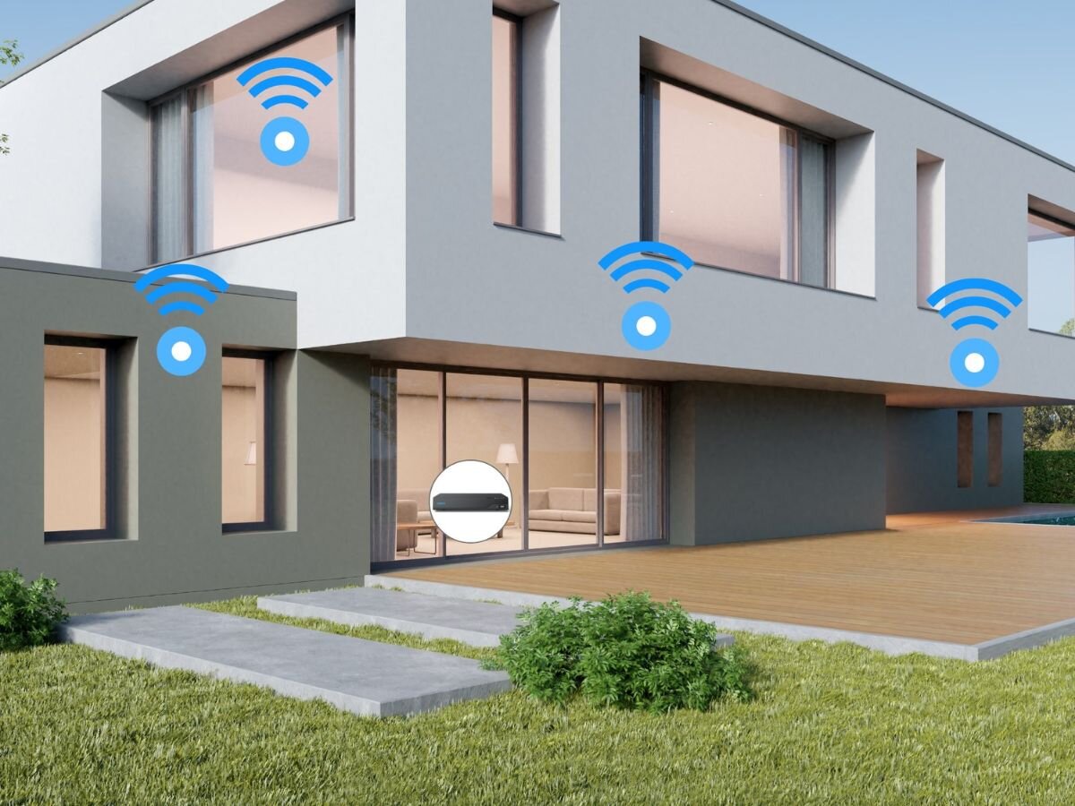 Rejestrator NVS12W Z Dyskiem 2TB REOLINK Wifi 12-Kanałowy, 12 kamer, technologia, stabilne, 2tb, dom z wizualizacją odbioru przesyłu danych z różnych miejsc