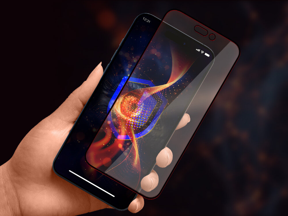 SZKŁO HARTOWANE 3MK EYE CARE PROTECTOR Chroń swój wzrok Anti-Blue Light światło przyjemnie miękkie jasny klarowny obraz przepuszczalność 92%