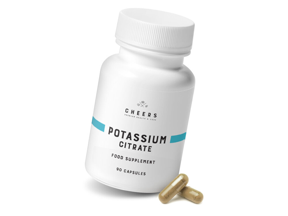Potas CHEERS 90 kapsułek latwe do polkniecia farmaceutyczna jakosc kapsulek Vcaps Plus 3 kapsulki dziennie popic woda 90 kapsulek w opakowaniu 1 miesiac uzytkowania