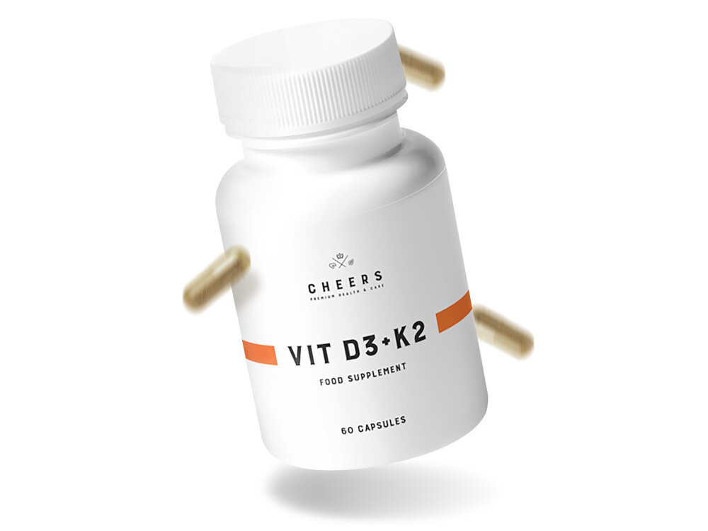 Witamina D3 + K2 CHEERS 60 kapsułek wsparcie ukladu odpornosciowego walka z infekcjami wsparcie naturalnych mechanizmow obronnych