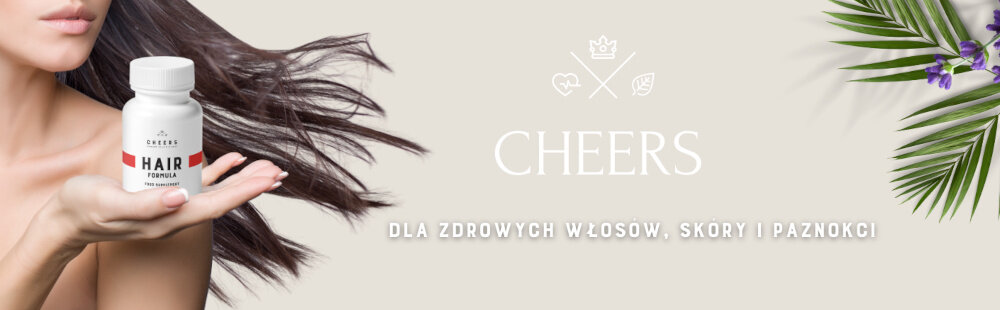 Suplement na włosy CHEERS Hair Formula 60 kapsułek piekne wlosy zdrowa skora i paznokcie poprawa wygladu zdrowie