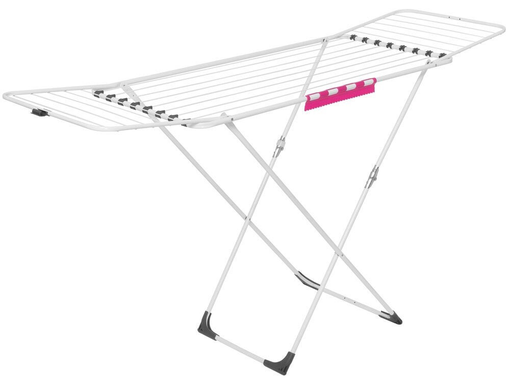 Suszarka na pranie VELKEA H201 Biały Estetyczne wykończenie wieszak bielizna akcesoria