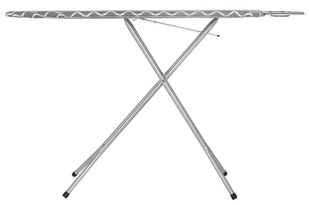 Deska do prasowania VELKEA L10 H028-06PB 120 x 37 cm Stalowy siatka stalowej komfort prasowania regulacja wysokość dostosowanie użytkowanie preferencje mechanizm składania rozkładania