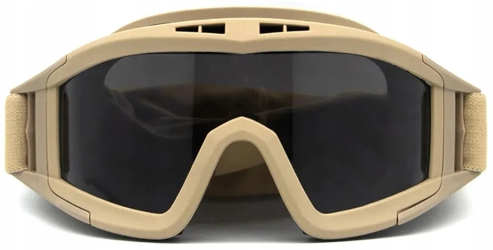 Okulary taktyczne EXTRALINK MIL-678 okulary na białym tle widoczne od przodu specjalna powłoka antyparowa ogranicza zaparowanie szyb nawet przy wysokiej wilgotności lub gwałtownej zmianie temperatury pełna przejrzystość widzenia i kontrola nad wykonywanymi czynnościami powłoka antyparowa minimalizuje ryzyko chwilowej utraty widoczności