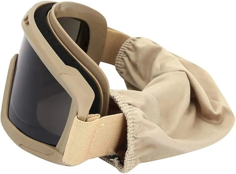 Okulary taktyczne EXTRALINK MIL-678 0,45 kg okulary na białym tle widoczne z boku lekkie nie obciążają głowy ani szyi większy komfort użytkowania nie ogranicza ruchów nie powoduje zmęczenia