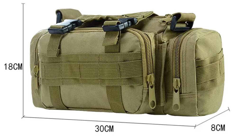 Torba EXTRALINK MIL-662 torba na białym tle widoczna od przodu pod skosem obok czarne linie wyznaczające jej wymiary wykonana z poliestru z powłoką wodoodporną odporna na przetarcia i inne uszkodzenia mechaniczne materiał zachowuje kształt i estetykę wymiary 30 × 18 × 8 cm waga 0,45 kg lekka konstrukcja nie ogranicza ruchów umożliwia szybki montaż oraz zdejmowanie