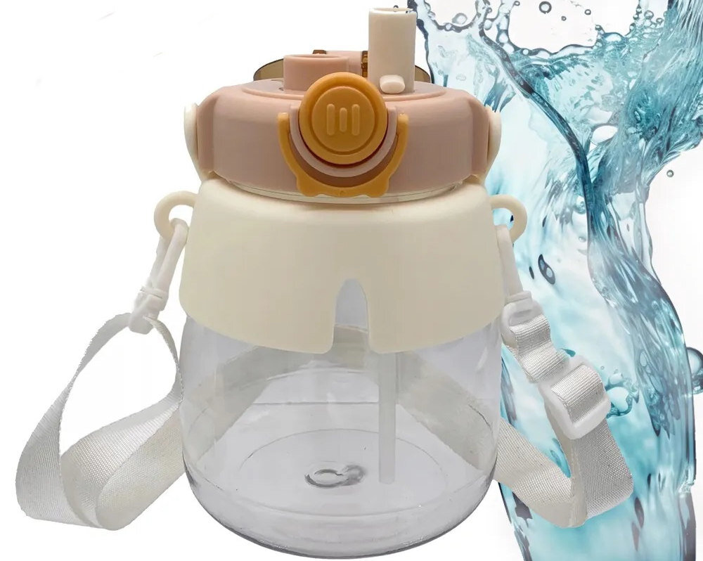 Butelka EXTRALINK EX.37551 Różowy Łatwe picie bez rozlewania Słomka i wygodny ustnik Rozwiązanie ogranicza ryzyko rozchlapywania