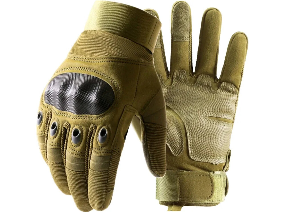 Rękawice taktyczne EXTRALINK MIL-681 (rozmiar XL) Zielony rękawice na białym tle długość rękawic 22 cm pięciopalczasta konstrukcja pełna ochrona dłoni i palców przed otarciami uderzeniami czy zabrudzeniami dłonie są lepiej chronione ochrona komfort pełna swoboda ruchów antypoślizgowe wstawki wentylacja elastyczny materiał