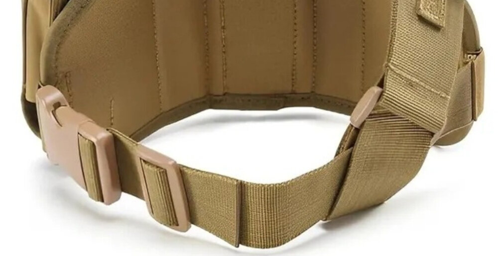 Saszetka EXTRALINK Military MIL-1118 zbliżenie na paski regulowane paski montażowe pasy do uda i pasa taktycznego dopasować ułożenie sprzętu do użytkownika stabilna system MOLLE