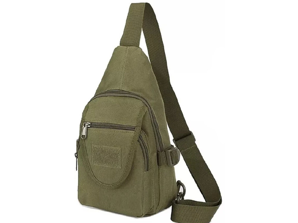 Saszetka EXTRALINK MIL-1119 Zielony saszetka na białym tle widoczna od przodu pod skosem powłoka PVP wodoodporność zgodna z normą IPX1 ochrona przed deszczem i zachlapaniem komory wewnętrzne są dodatkowo zabezpieczone specjalnym wykończeniem ograniczającym wnikanie wilgoci