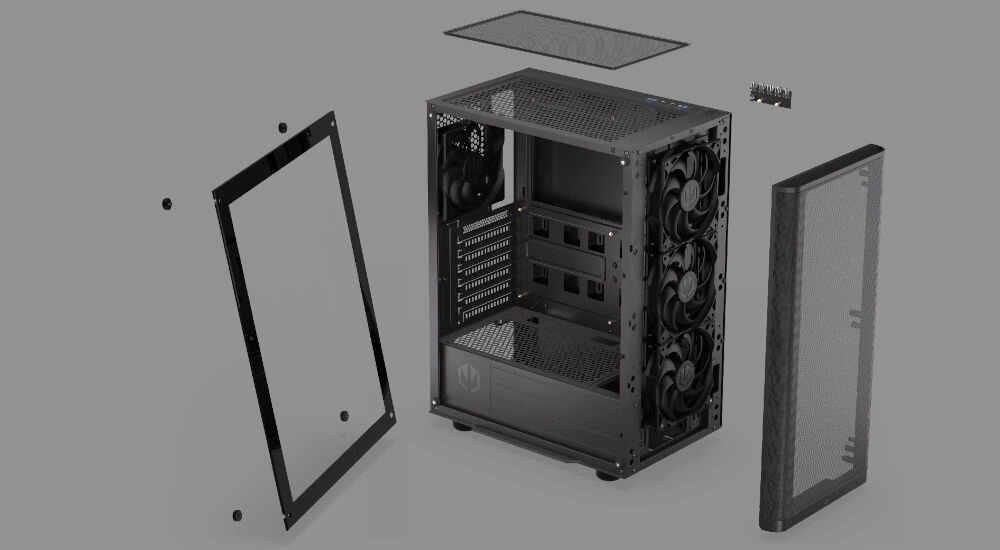 KOMPUTER MAD DOG ENDORFY200AIR-A01DB16 R5-5500 16GB 1TB RX6600 DOS Wydajne podzespoły od renomowanych producentów testy pod kątem wydajności stabilności bezpieczeństwa i jakości