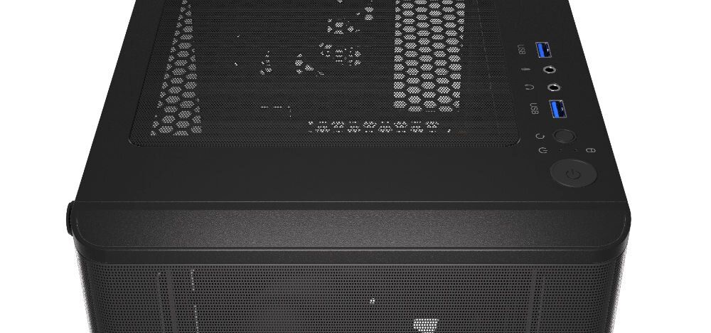 KOMPUTER MAD DOG ENDORFY200AIR-A01DB16 R5-5500 16GB 1TB RX6600 DOS 4 wentylatory Stratus 120 PWM ARGB łożyska FDB siatokowany panel przedni wymiary 447 x 216 x 413 mm