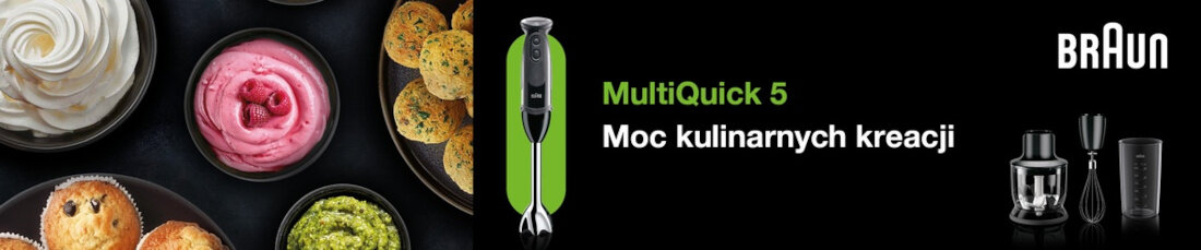 Blender BRAUN MultiQuick 5 MQ50202M Czarny