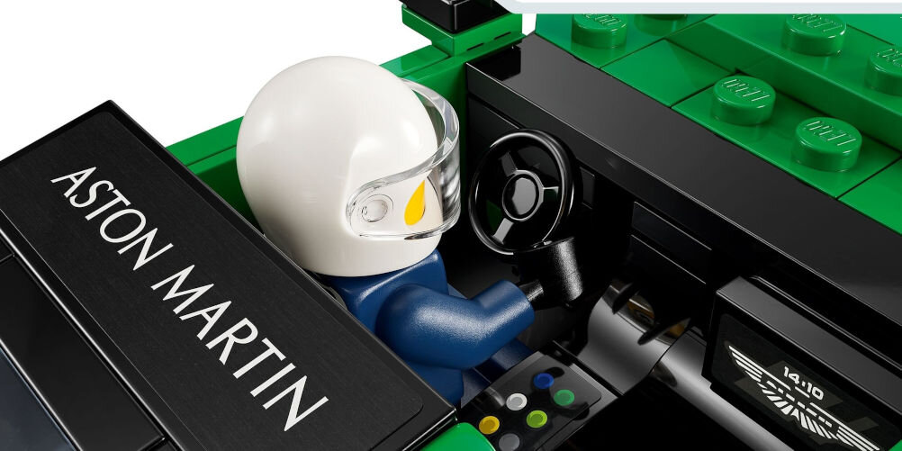 LEGO 76925 Speed Champions Samochód bezpieczeństwa Aston Martin i AMR23 minifigurki szczegółowe postacie