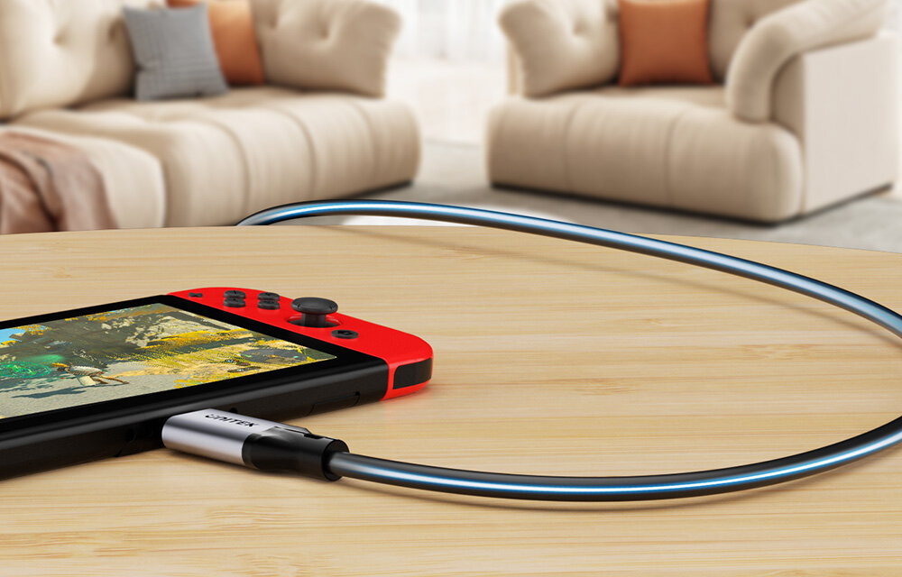 Unitek Kabel Ethernet USB C RJ-45 LAN, przewód sieciowy, 3m Plug & Play nie wymaga instalacji sterowników natychmiastowe podłączenie kabla rozpoczęcie korzystania z internetu wygodne rozwiązanie oszczędność czasu 