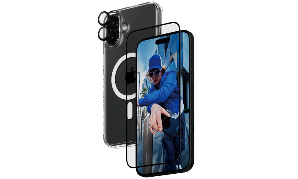 PanzerGlass 3-in-1 Protection Bundle HardCase szkło Hoops ochrona telefonu z recyklingu