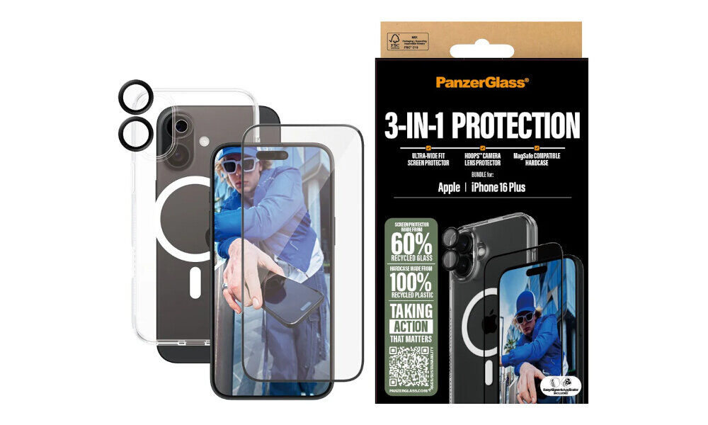 PanzerGlass HardCase Ultra-Wide Fit Hoops ochrona ekranu obiektywu i plecków