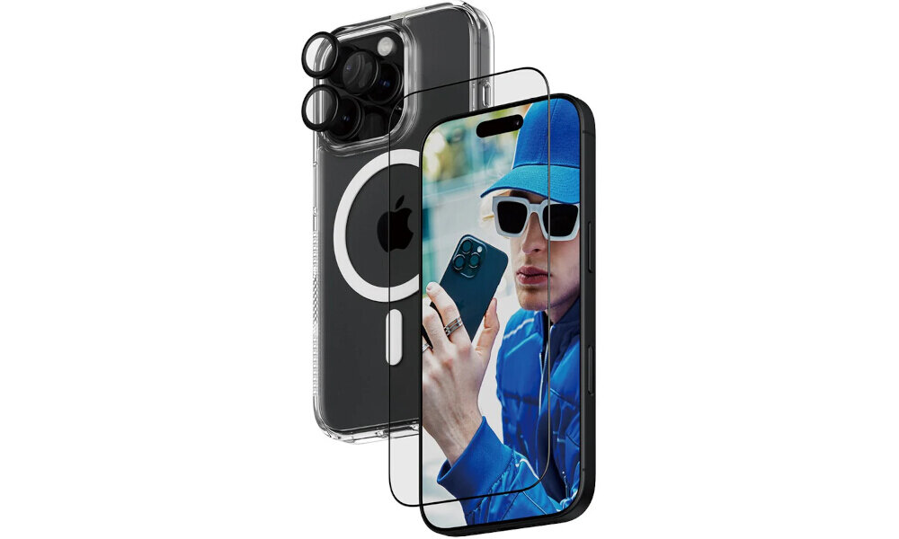 PanzerGlass 3-in-1 Protection Bundle HardCase szkło Hoops ochrona telefonu z recyklingu