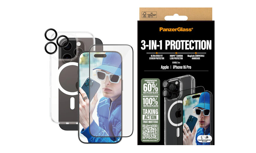 PanzerGlass HardCase Ultra-Wide Fit Hoops ochrona ekranu obiektywu i plecków