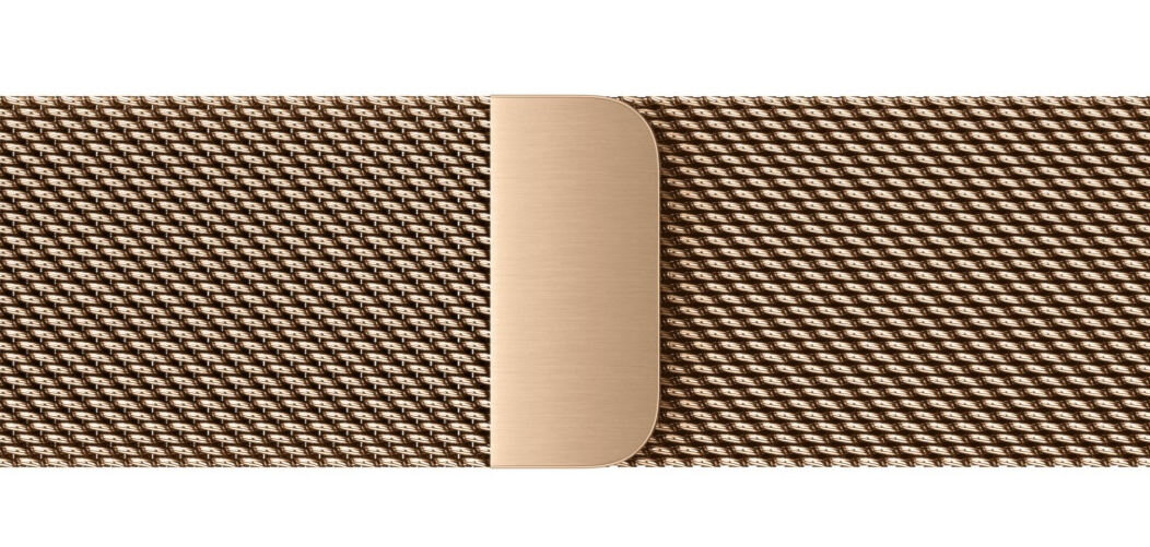 Pasek do Apple Watch (38/40/41mm) Złoty neutralna węglowo przyjazny wybór dla osób dbających o środowisko odnawialne źródła energii dostarczona bez transportu lotniczego
