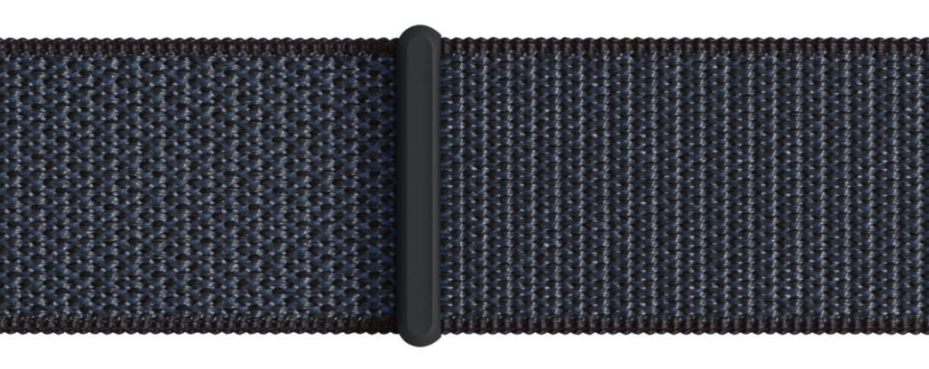 Pasek do Apple Watch (38/40/41/42mm) Atramentowy neutralna węglowo przyjazny wybór dla osób dbających o środowisko odnawialne źródła energii dostarczona bez transportu lotniczego